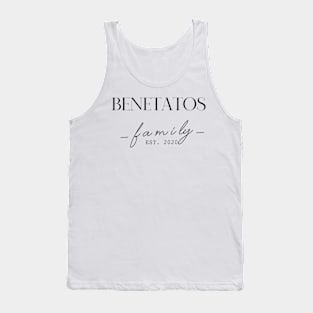 Benetatos Family EST. 2020, Surname, Benetatos Tank Top